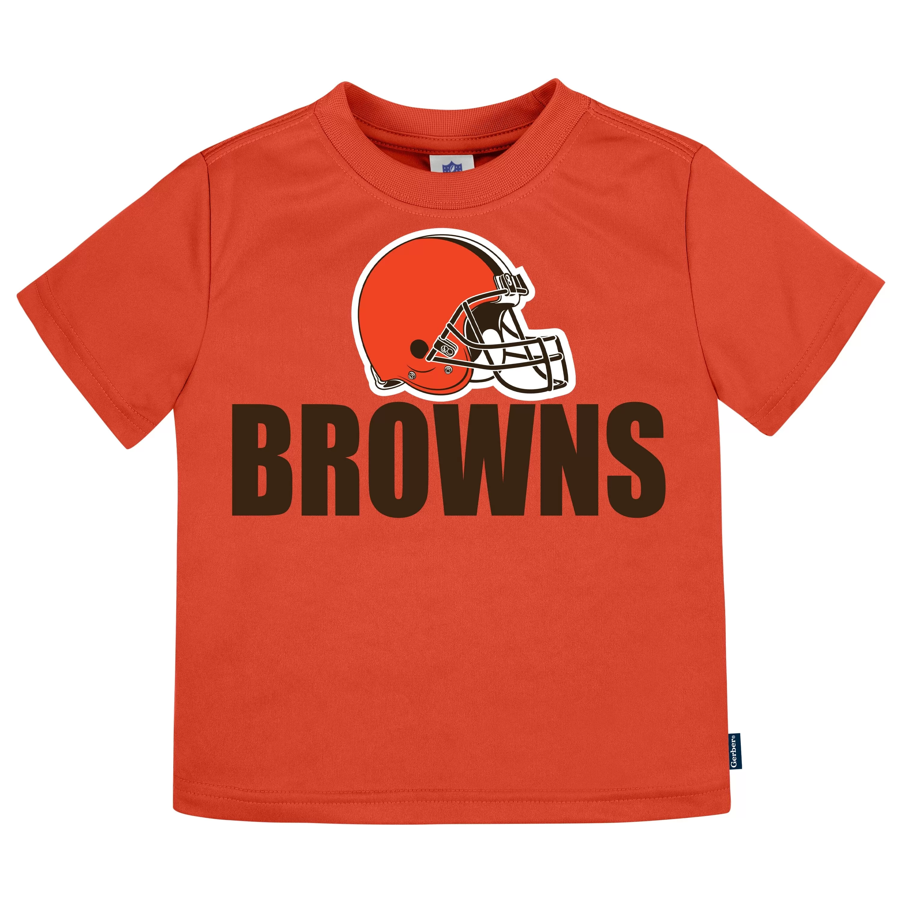 3-Pack Baby & Toddler Boys Browns Short Sleeve Shirts