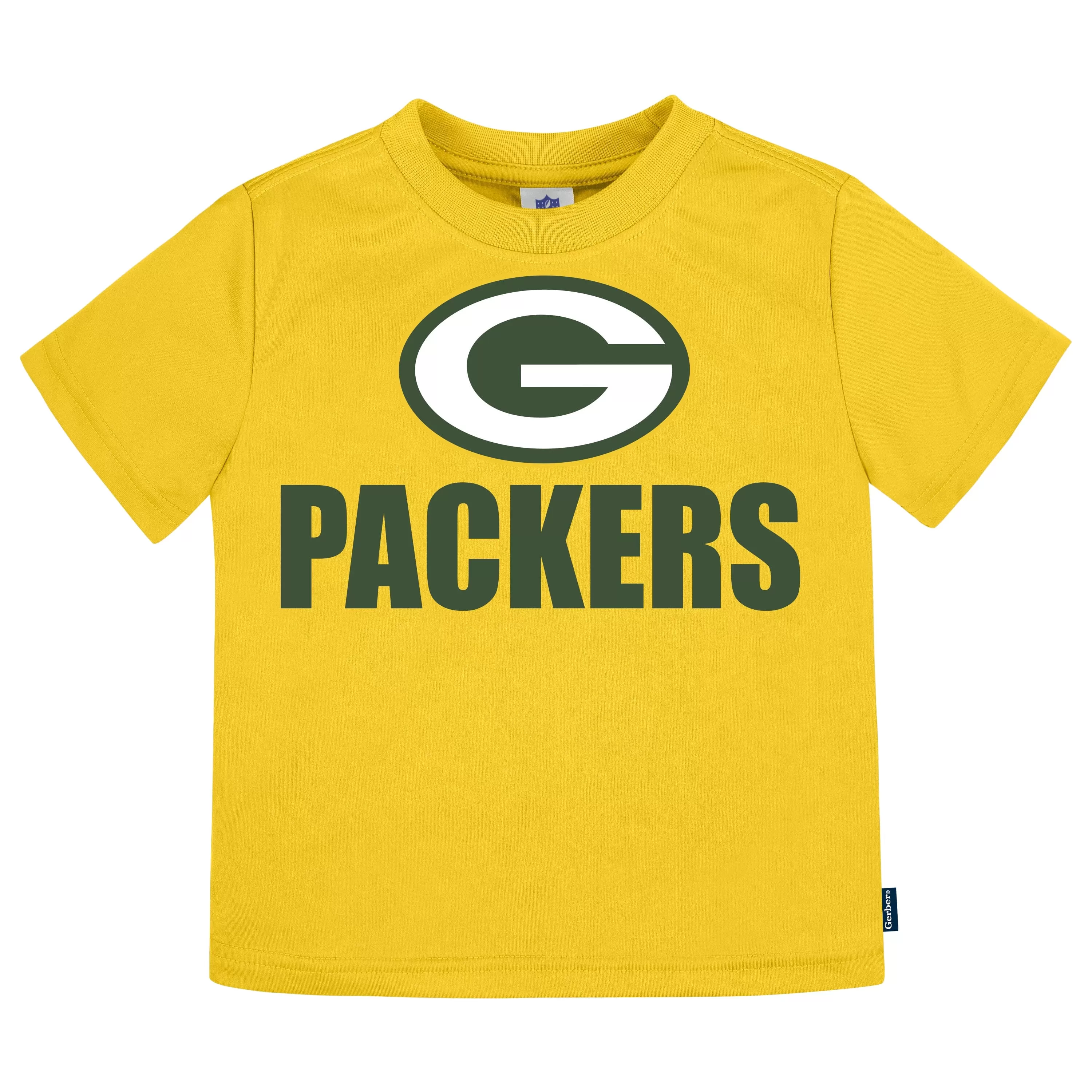 3-Pack Baby & Toddler Boys Packers Short Sleeve Shirts