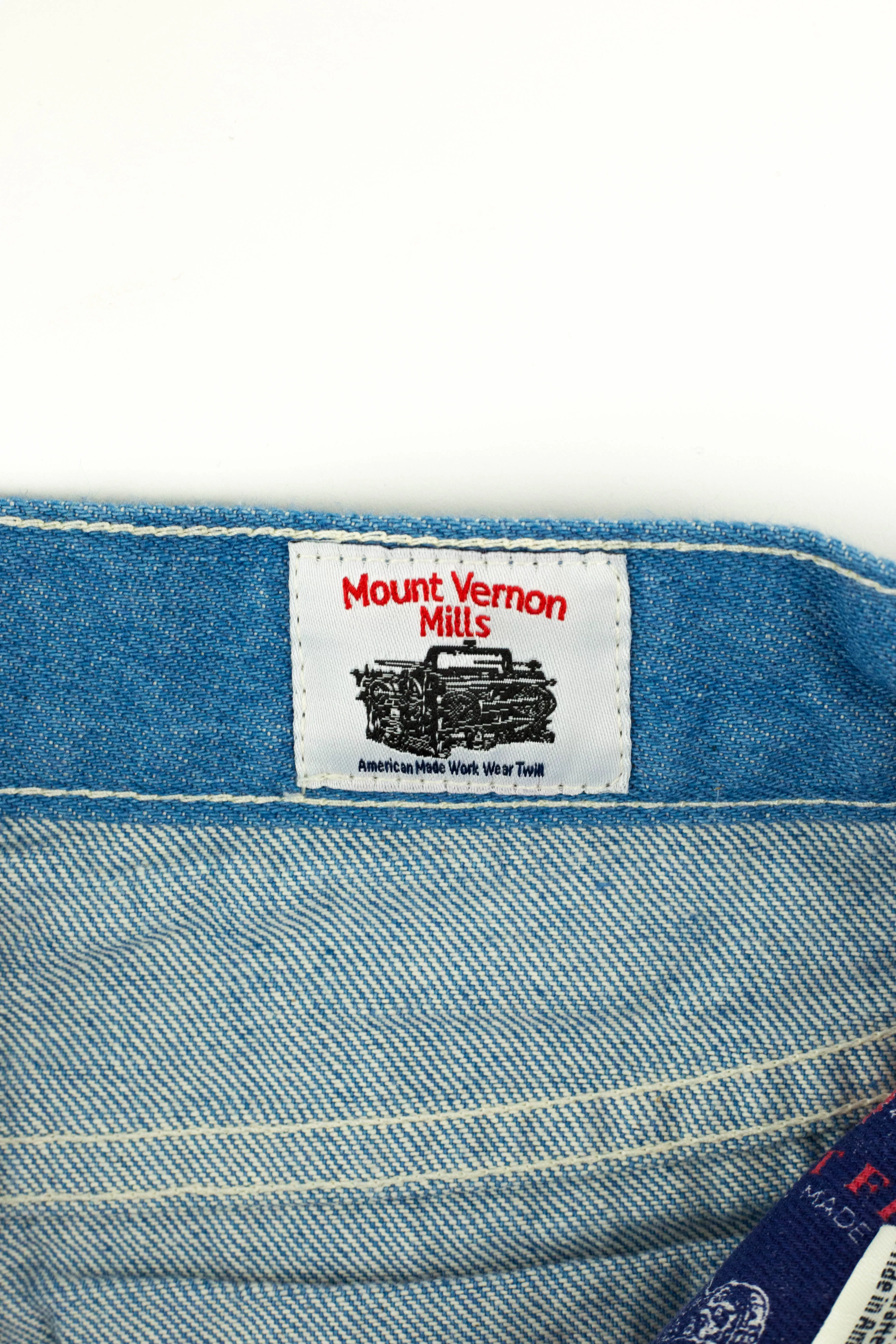 70’s Rodeo Blue Mt Vernon Work Uniform Denim