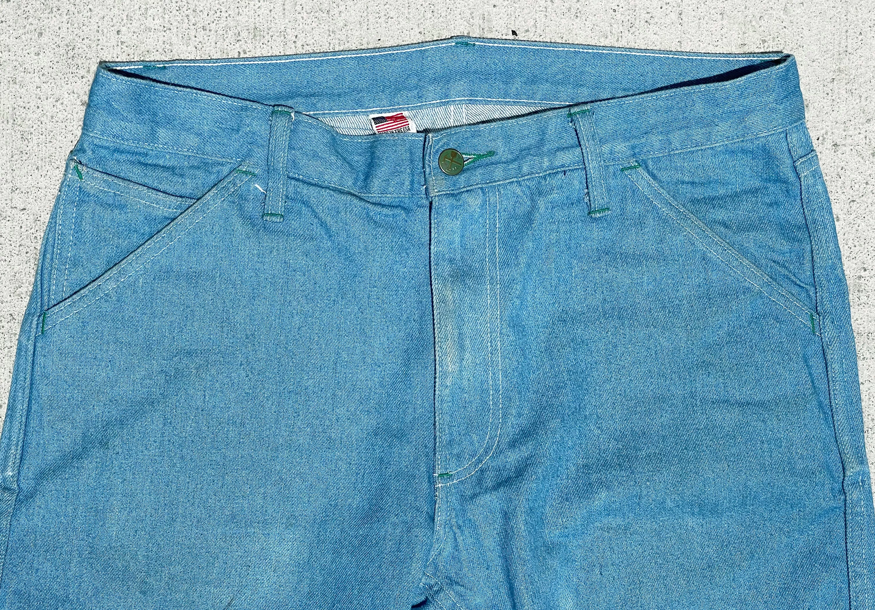 70’s Rodeo Blue Mt Vernon Work Uniform Denim