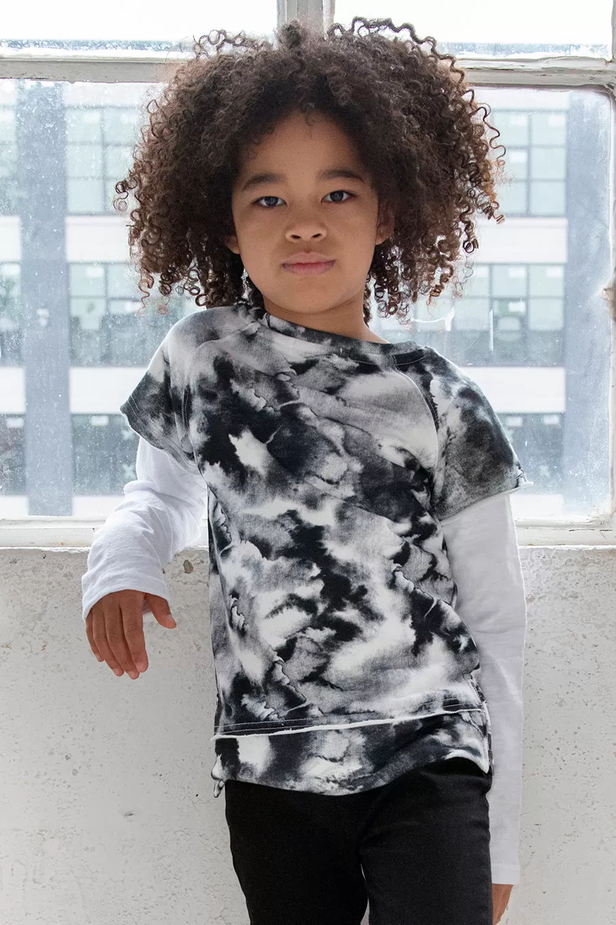 Appaman Freestyle Kids Shirt - Panda Marble (Size 4 left)