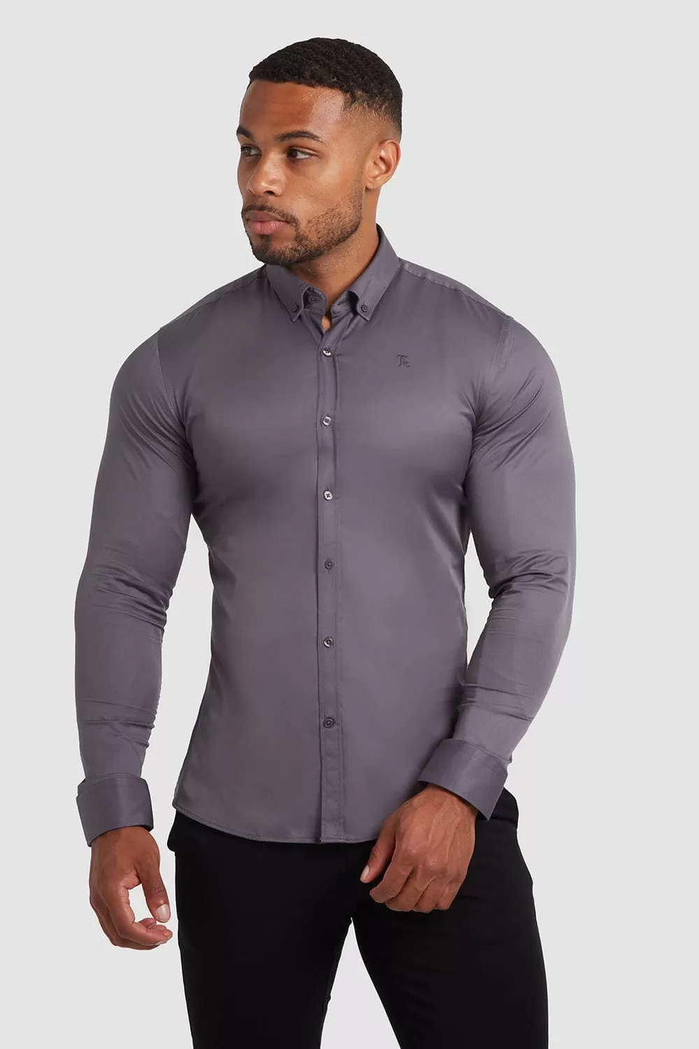 Athletic Fit Signature Shirt 2.0 in Grey