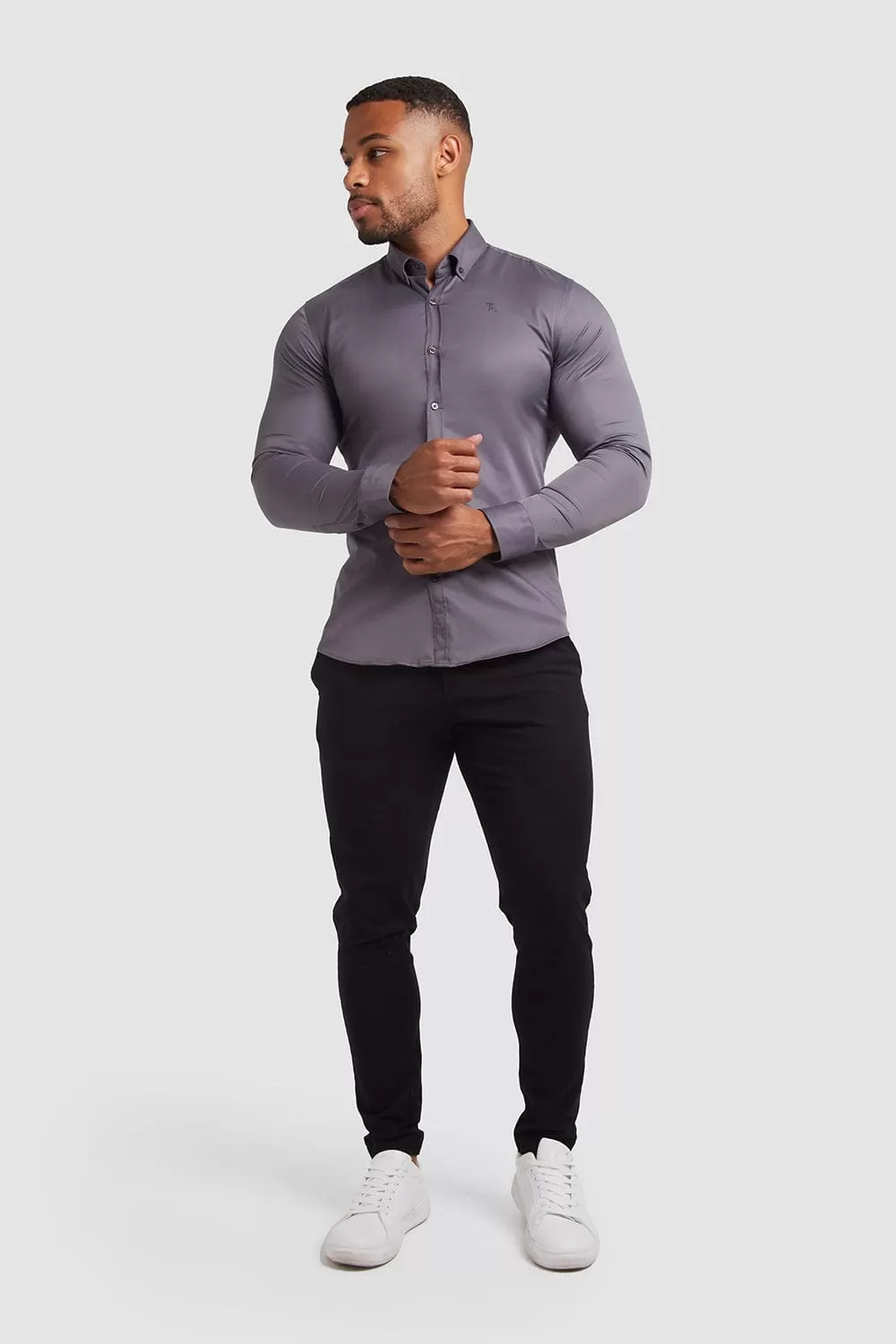 Athletic Fit Signature Shirt 2.0 in Grey