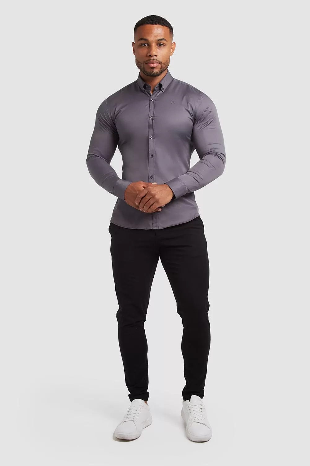 Athletic Fit Signature Shirt 2.0 in Grey