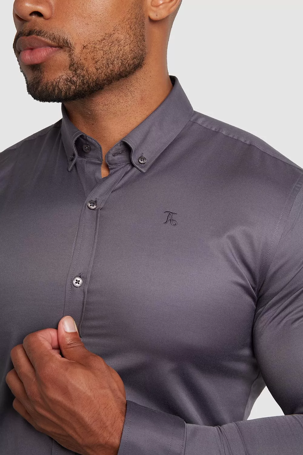 Athletic Fit Signature Shirt 2.0 in Grey