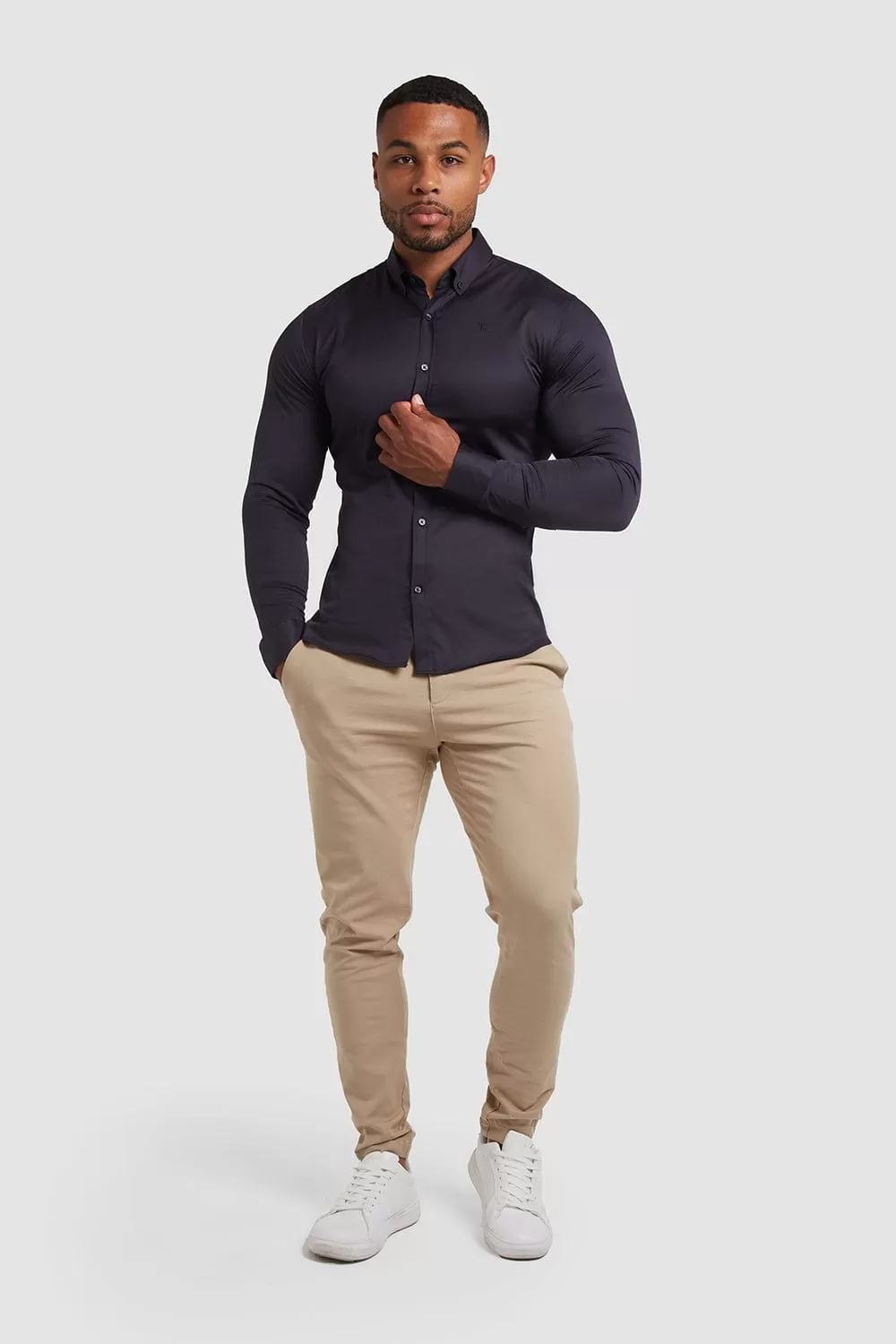 Athletic Fit Signature Shirt 2.0 in Navy