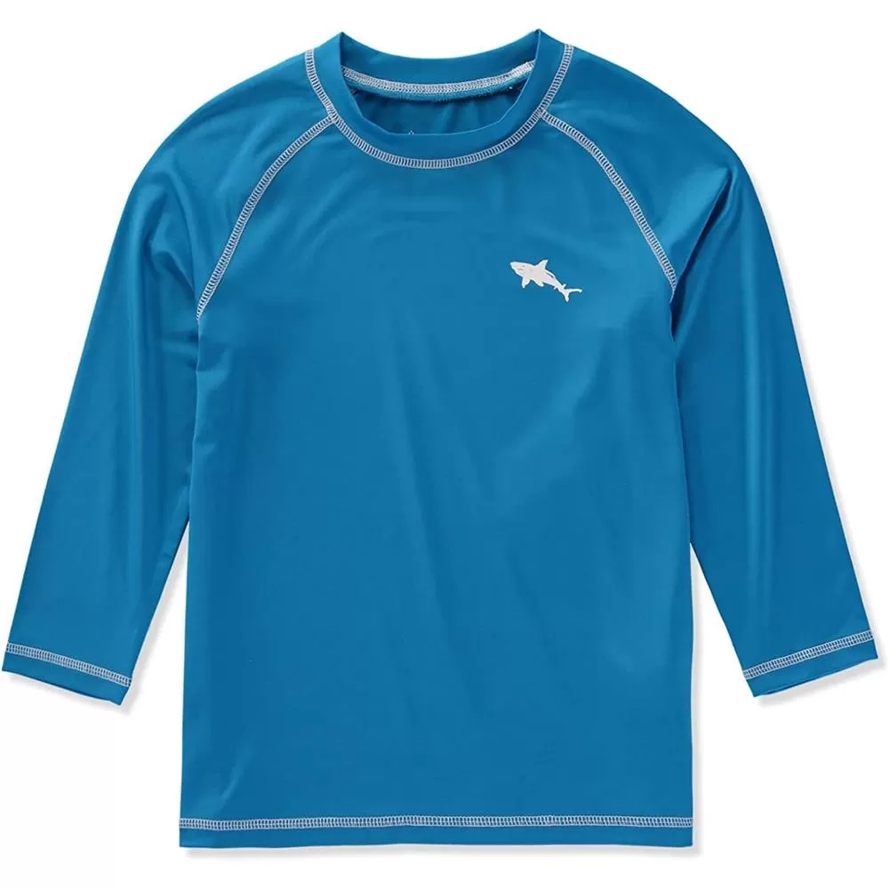 Big Chill Boys 12-24 Months Shark Rash Guard Long Sleeve