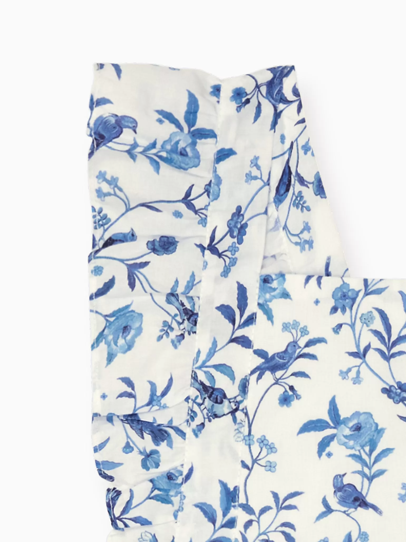 Blue Bird Floral Hebe Girl Pinafore Skirt