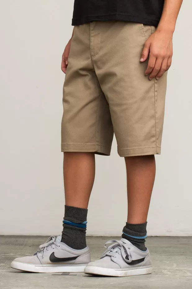 Boys Shorts RVCA Weekday - Dark Khaki