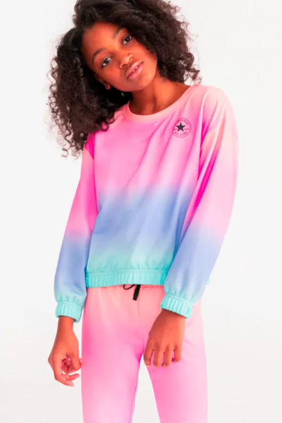 Converse Ombre Boxy Gym Cut Girls Shirt