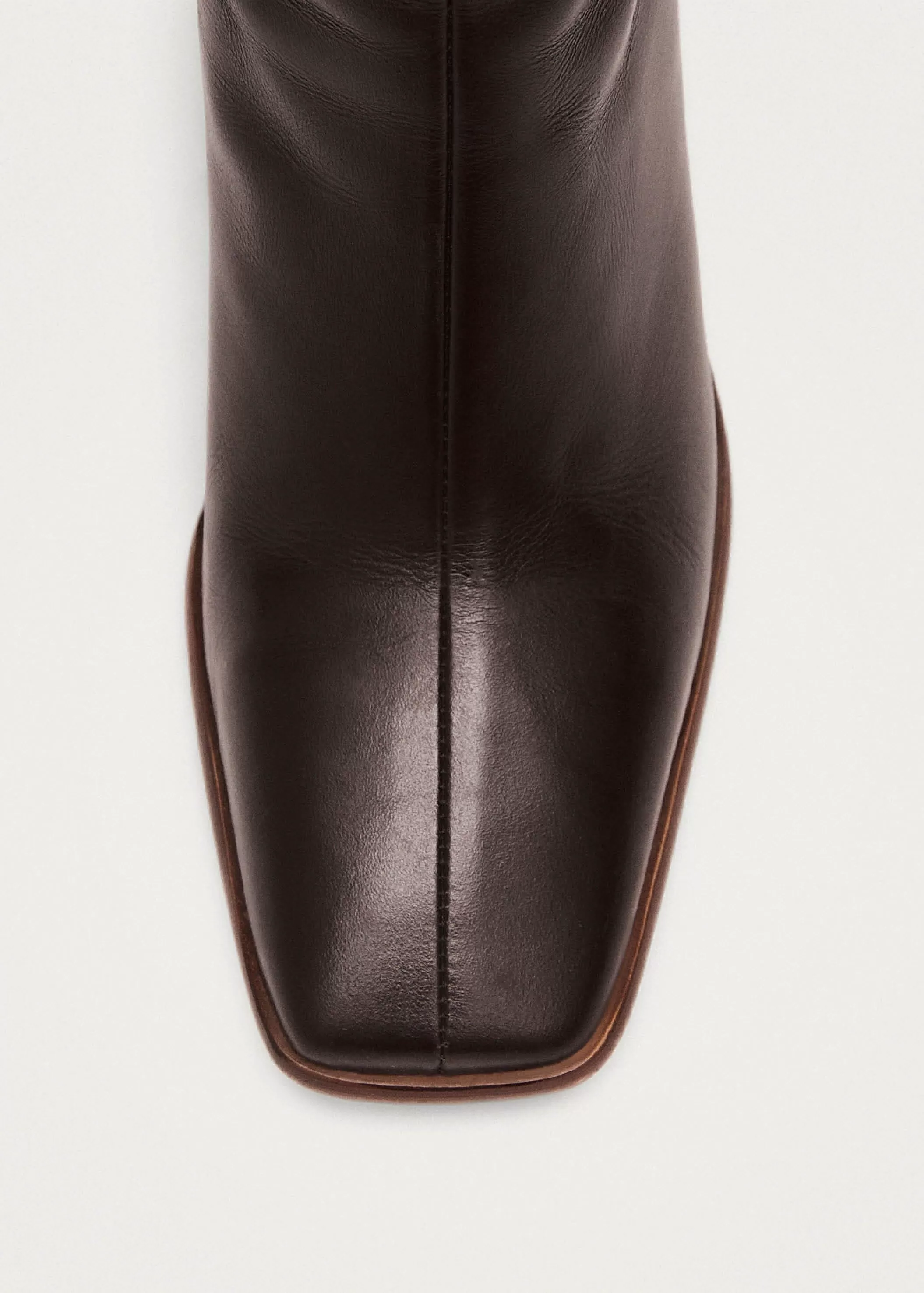 East Coffee Brown Leather Boots