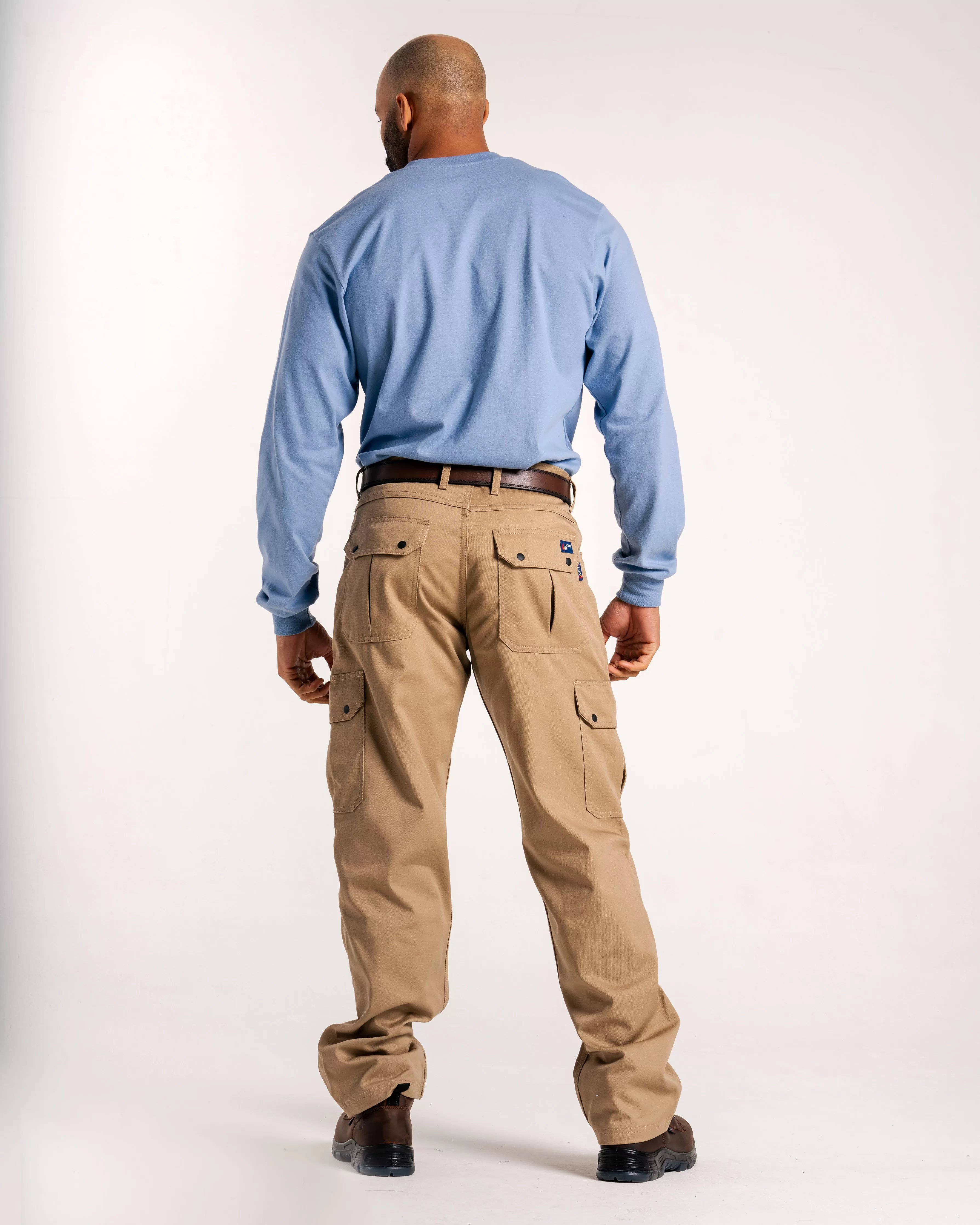 FR Cargo Pants | 28-44 Waist | 9oz. 100% Cotton | Khaki