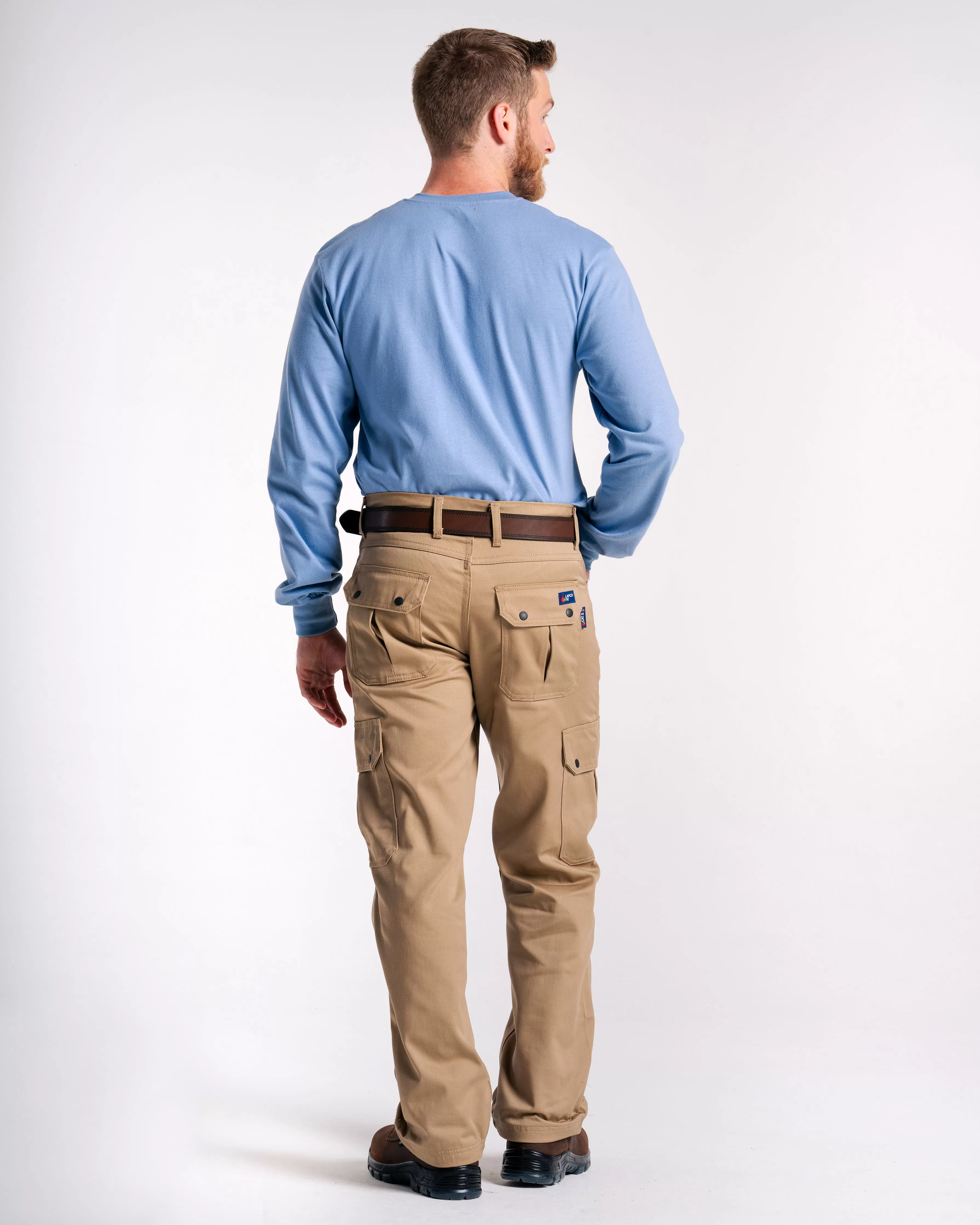 FR Cargo Pants | 28-44 Waist | 9oz. 100% Cotton | Khaki