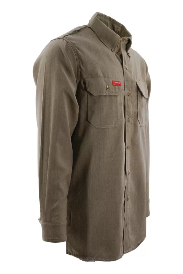 FR DH AIr Uniform Shirts | made with 5.5oz. Westex® DH Air | Khaki