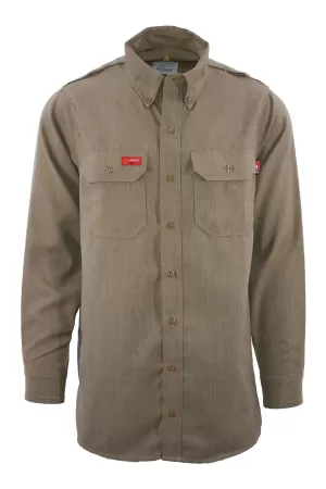 FR DH AIr Uniform Shirts | made with 5.5oz. Westex® DH Air | Khaki