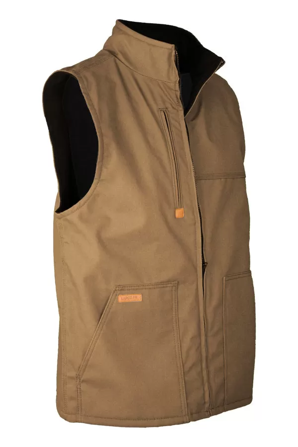 FR Fleece Lined Vest with Windshield Technology | Brown