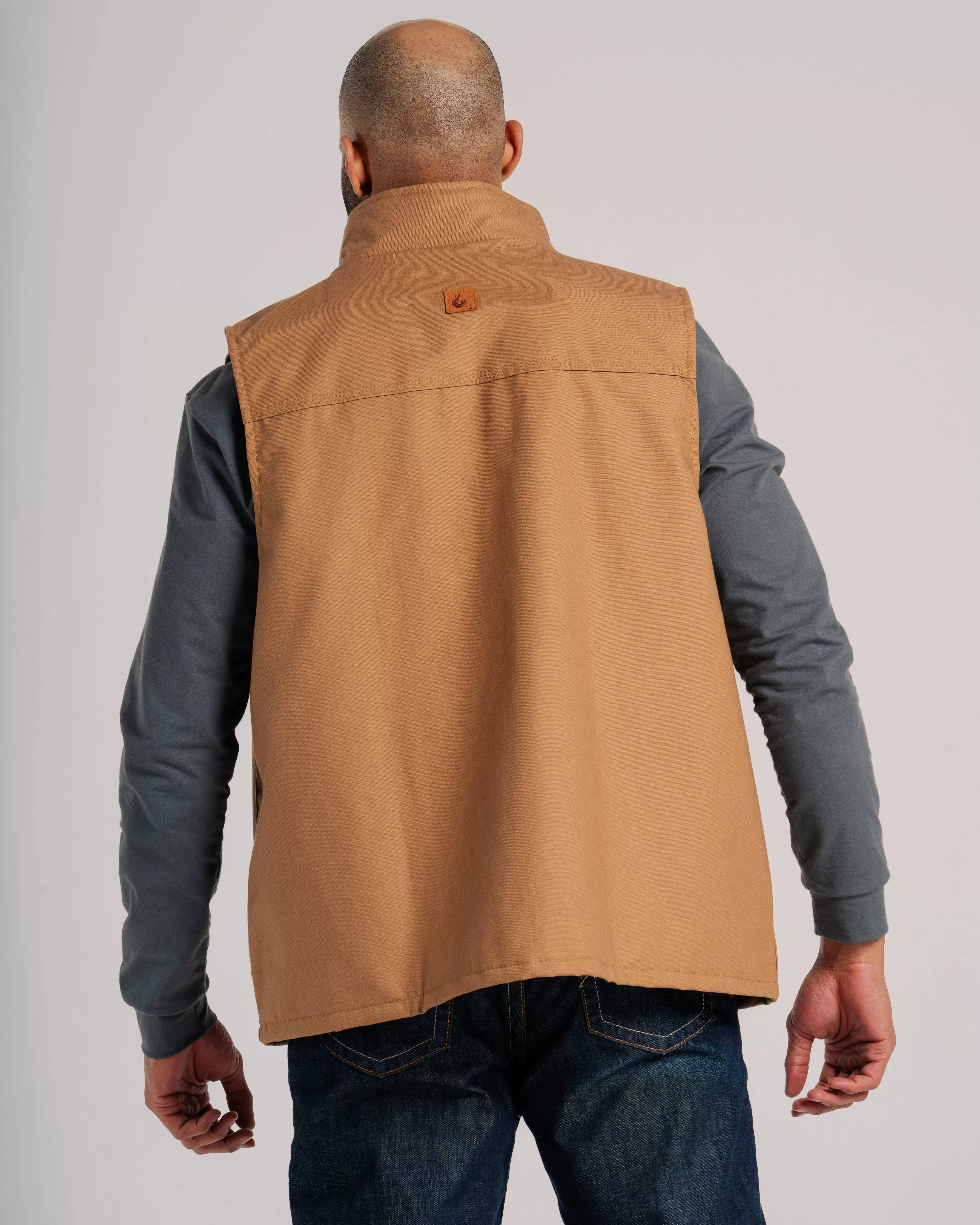 FR Fleece Lined Vest with Windshield Technology | Brown