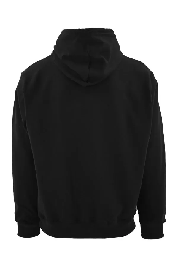 FR Hoodie Sweatshirt | 12oz.  95/5 Blend Fleece | Black