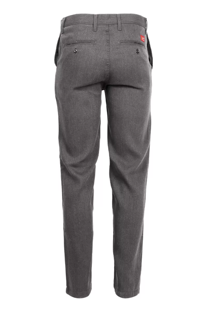 FR Uniform Pants made with 5oz. TecaSafe One® Inherent | Waist 28-44 | Gray