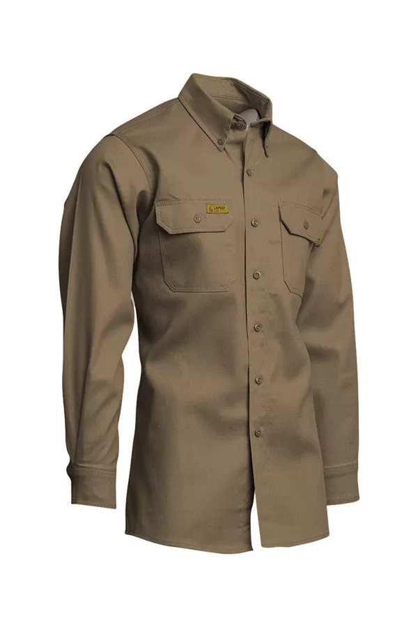 FR Uniform Shirt | 6oz. 88/12 Blend | Khaki