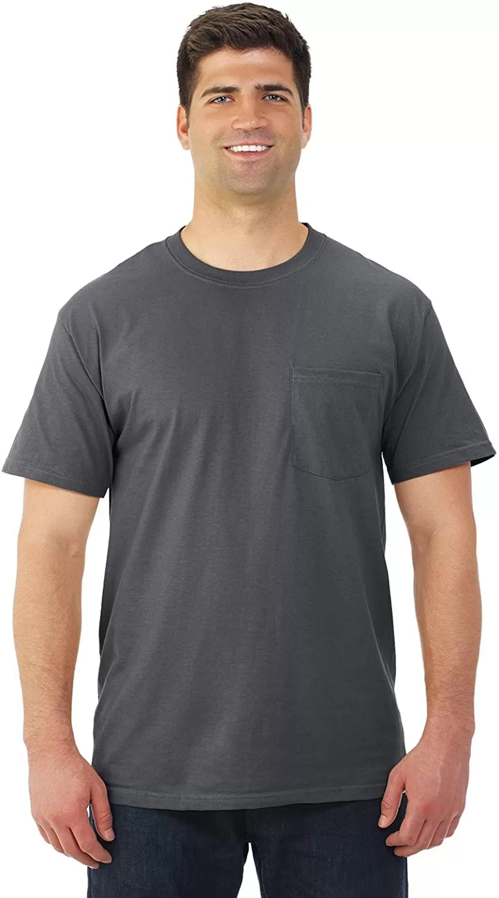 Fruit of the Loom Mens Short Sleeve Pocket T-Shirt