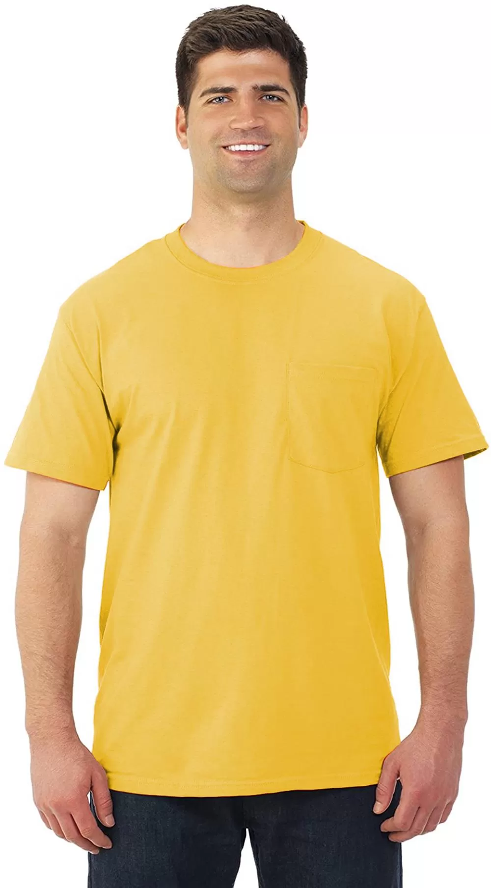 Fruit of the Loom Mens Short Sleeve Pocket T-Shirt