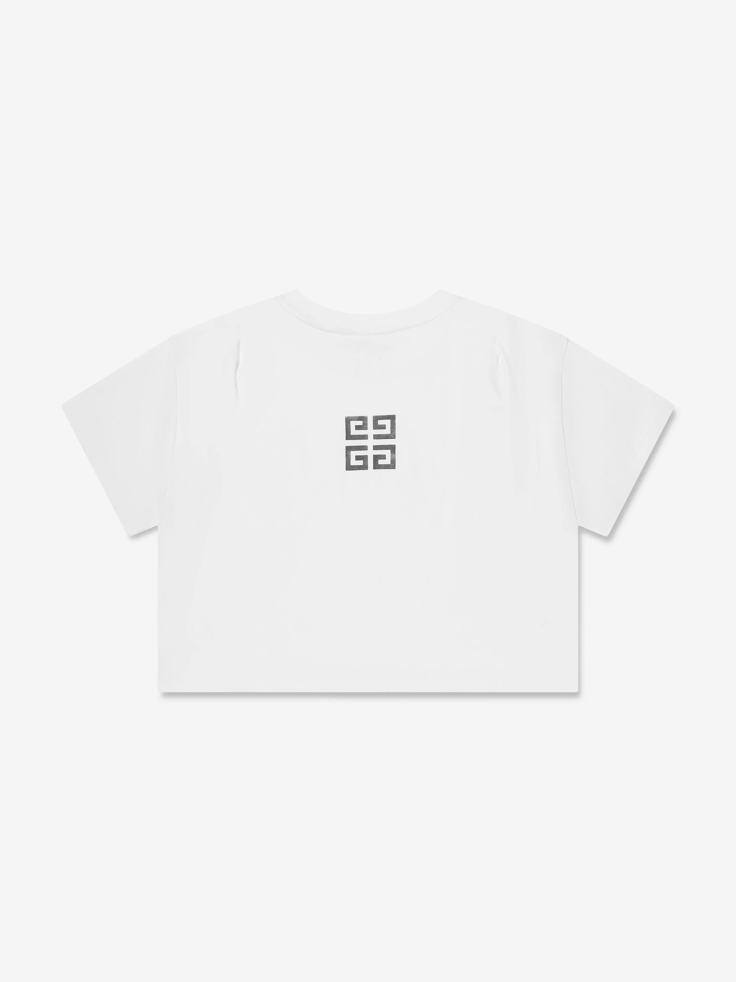 Givenchy Girls Logo Print T-Shirt in White