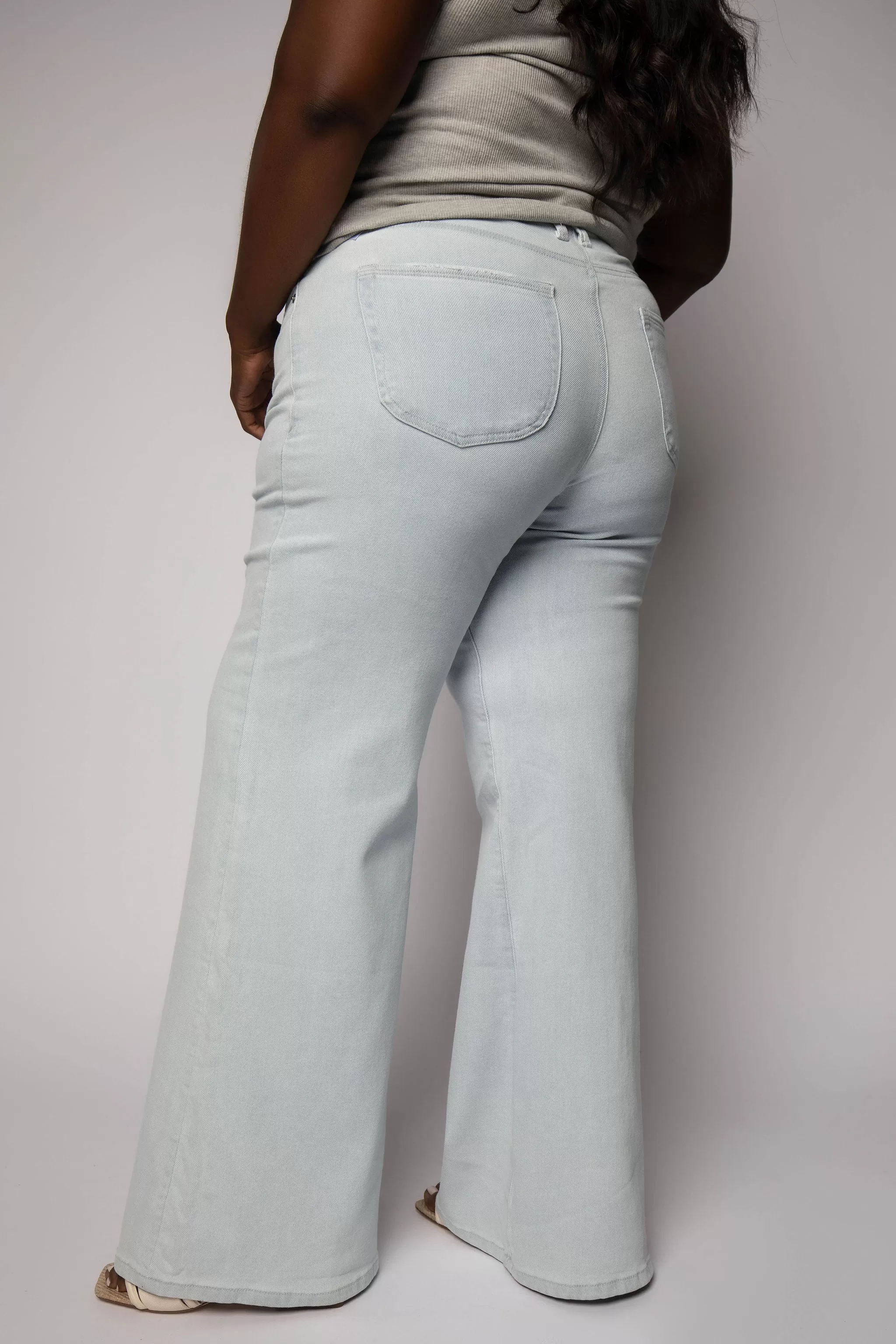 GOOD WAIST PALAZZO JEANS