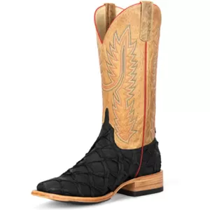 Horse Power Men's Black Matte Big Bass Western Boot