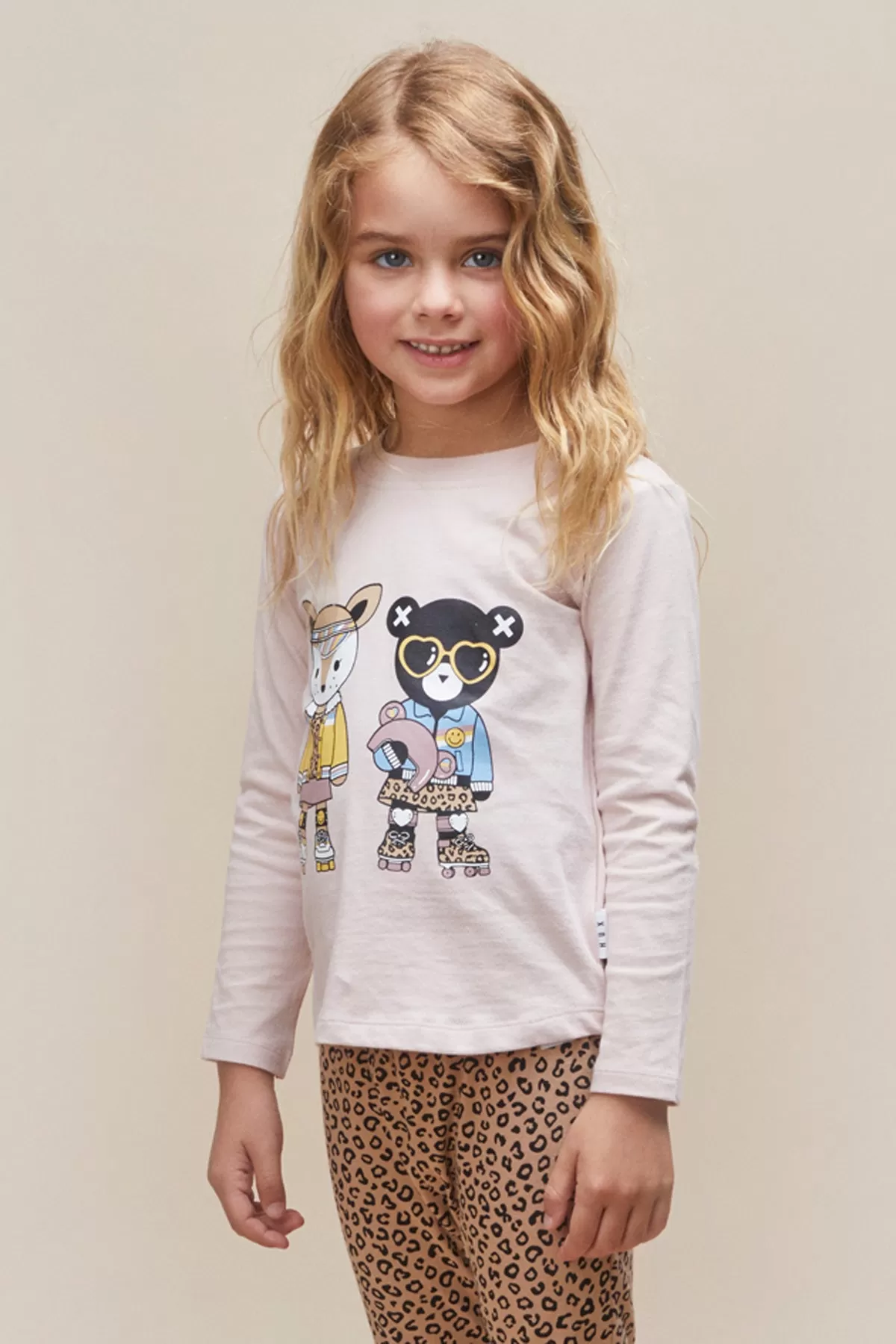 Huxbaby Animal Skater Girls Shirt