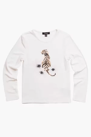 Imoga Ariana Girls Shirt - Tiger Snow