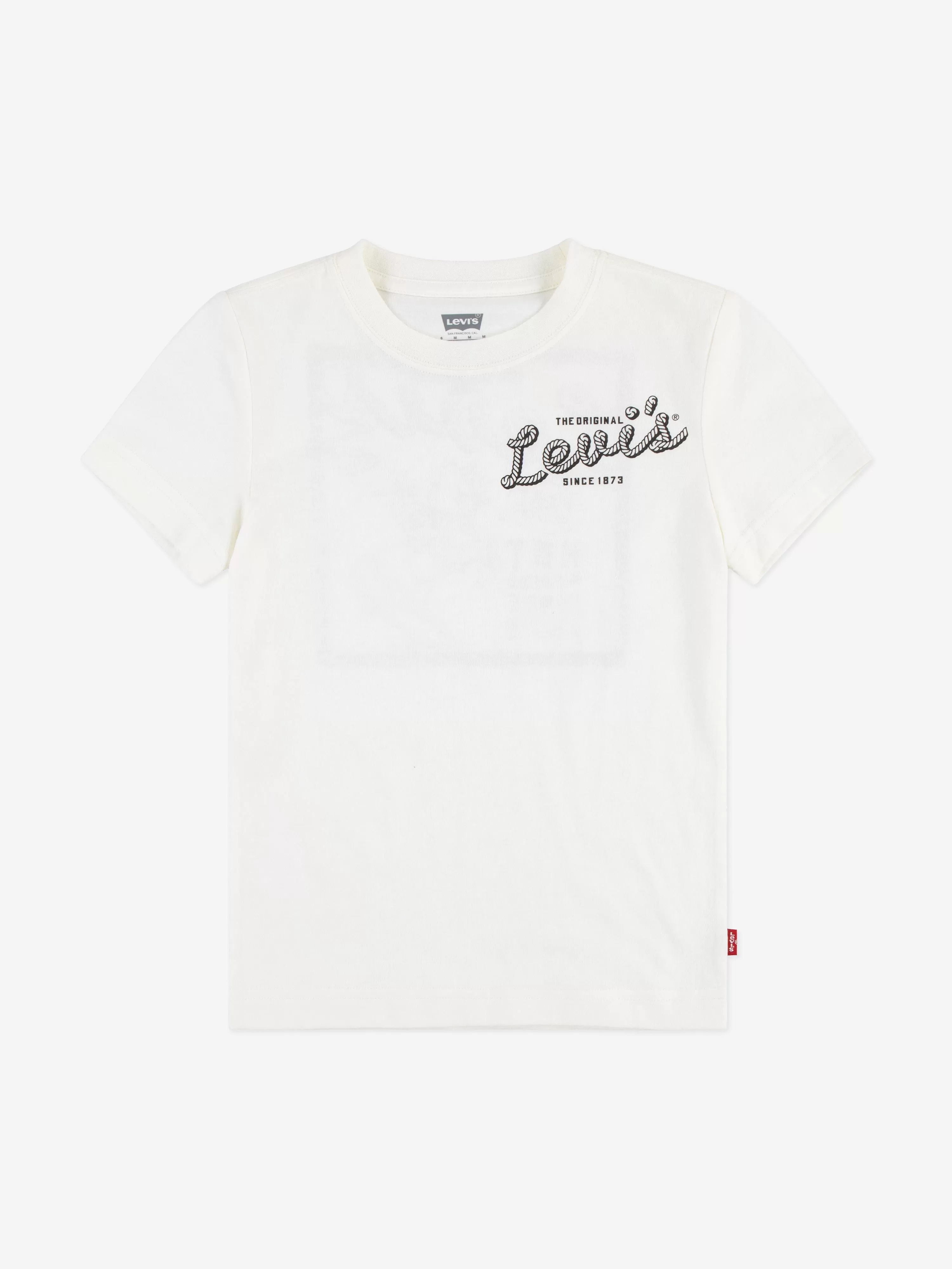 Levi's Boys Pizza Delivery Cowboy T-Shirt in Ivory