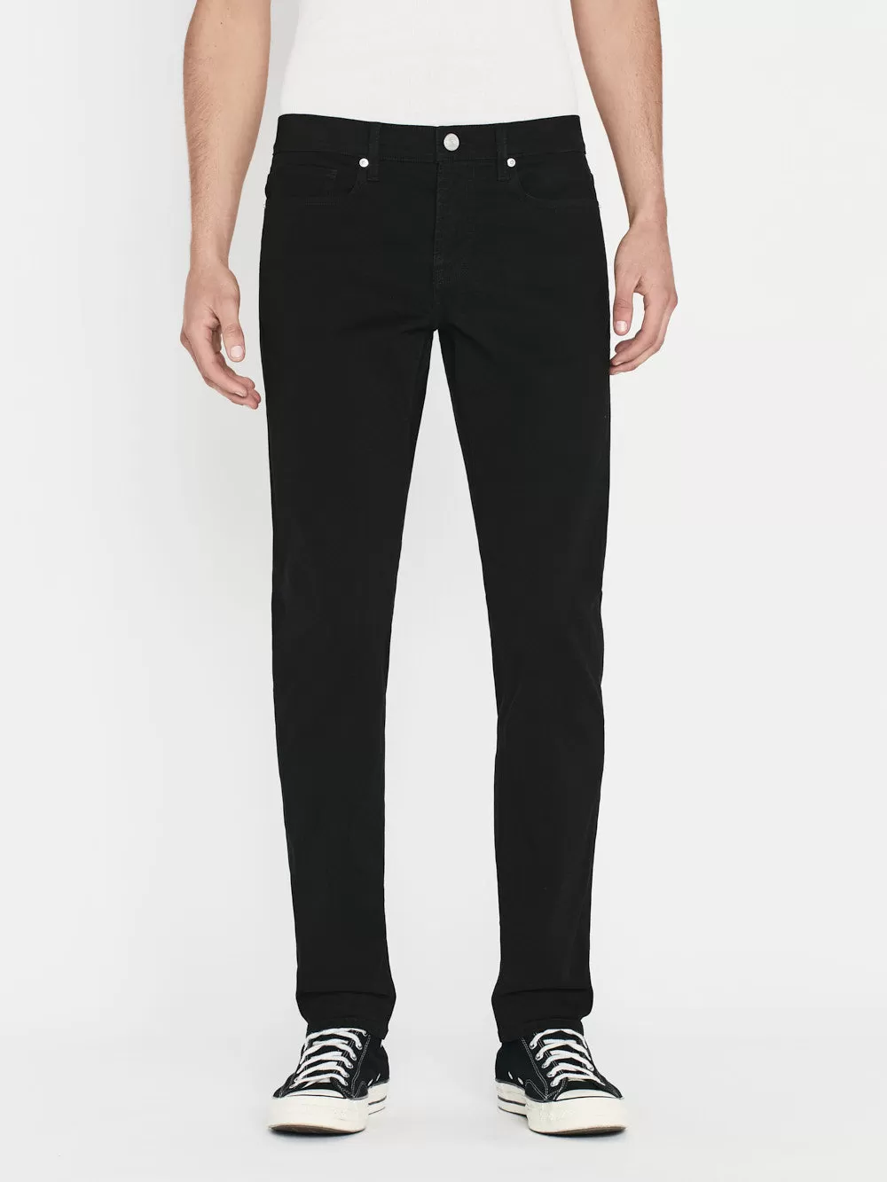 L'Homme Slim Brushed Twill -- Noir