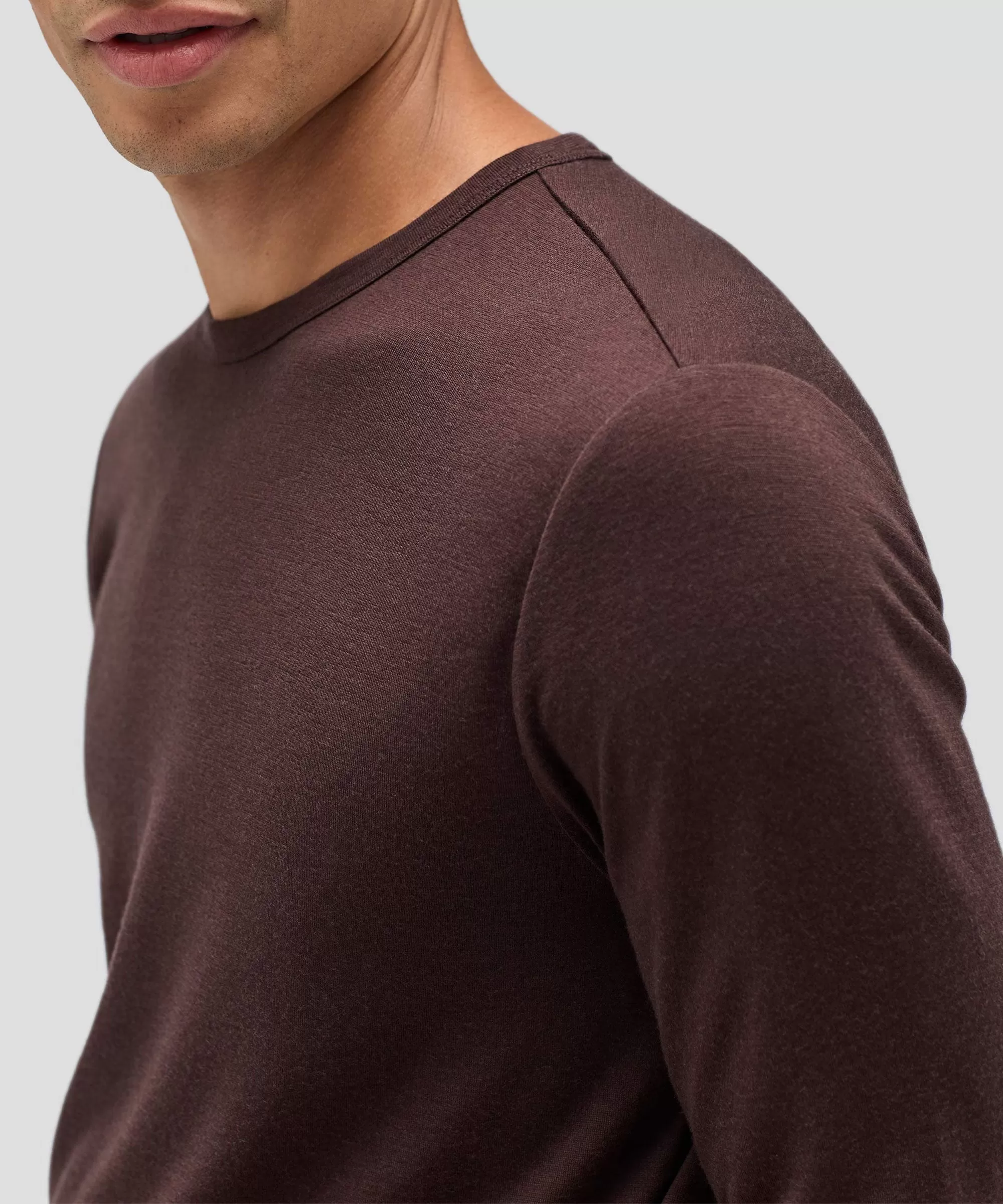 Men's Long Sleeve Merino Crew