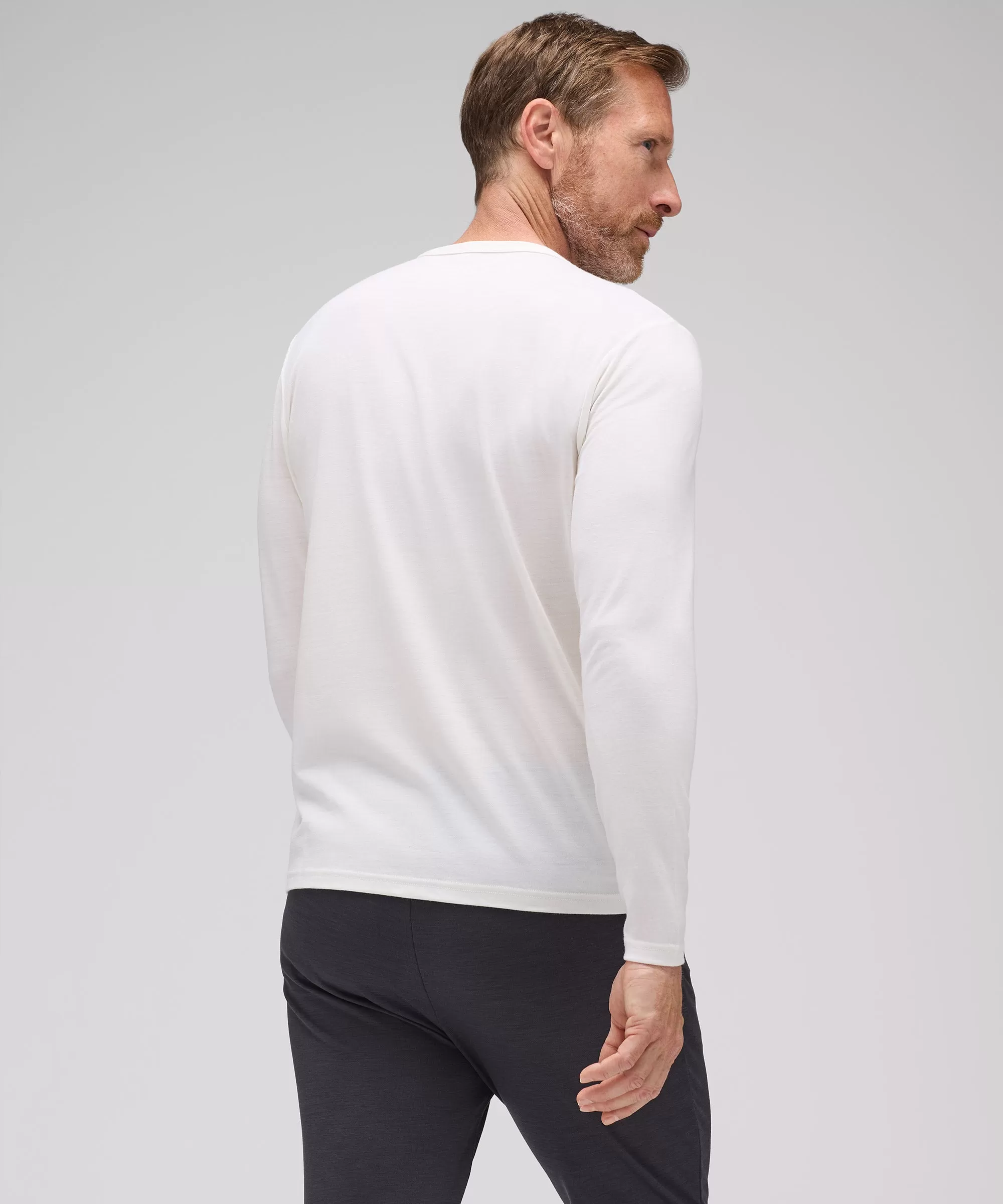 Men's Long Sleeve Merino Crew