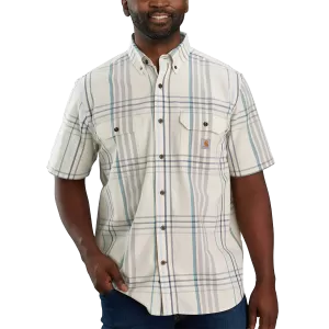 Men's Midweight Short Sleeve Plaid Shirt