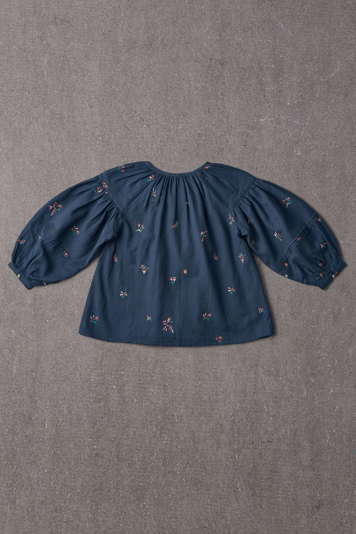 Nellystella Hellena Girls Blouse - Autumn Melody Embroidery