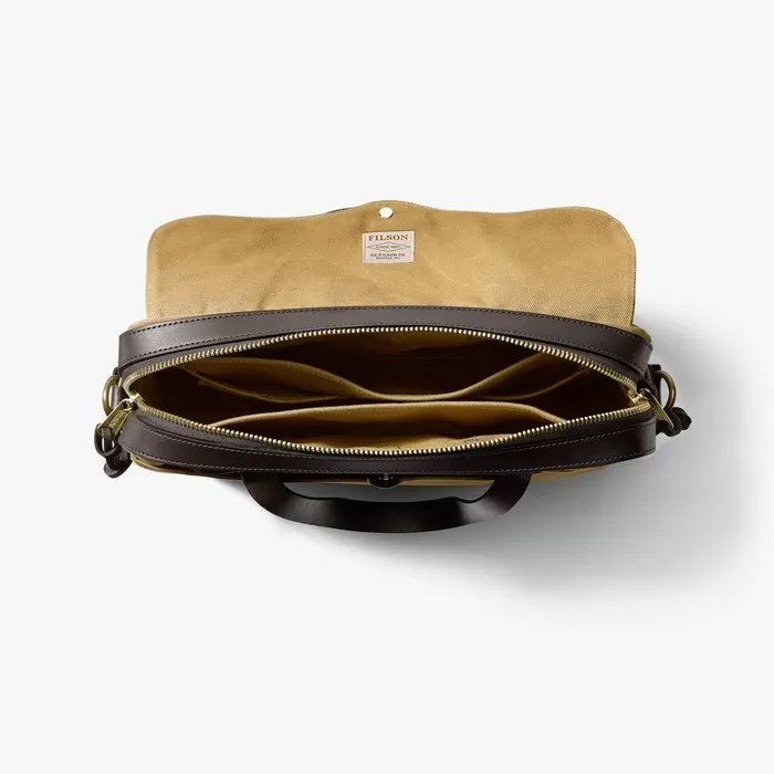 Original Briefcase in Rugged Twill - Tan