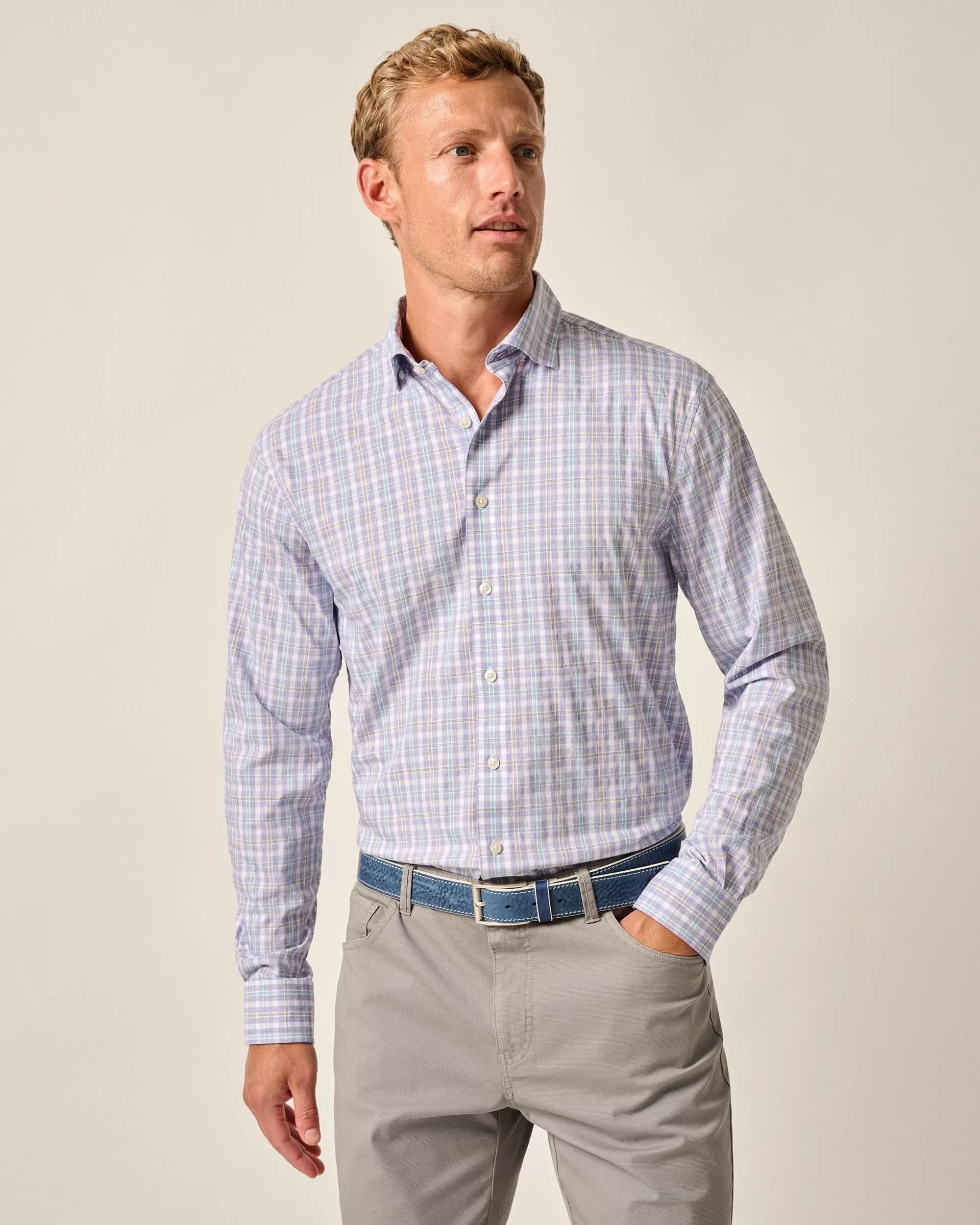 Performance Button Up Shirt - Bruin