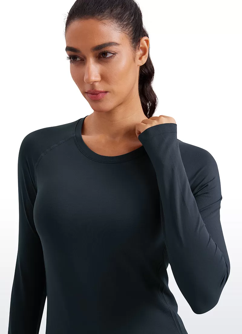 Seamless Long Sleeves with Thumbholes Shirts