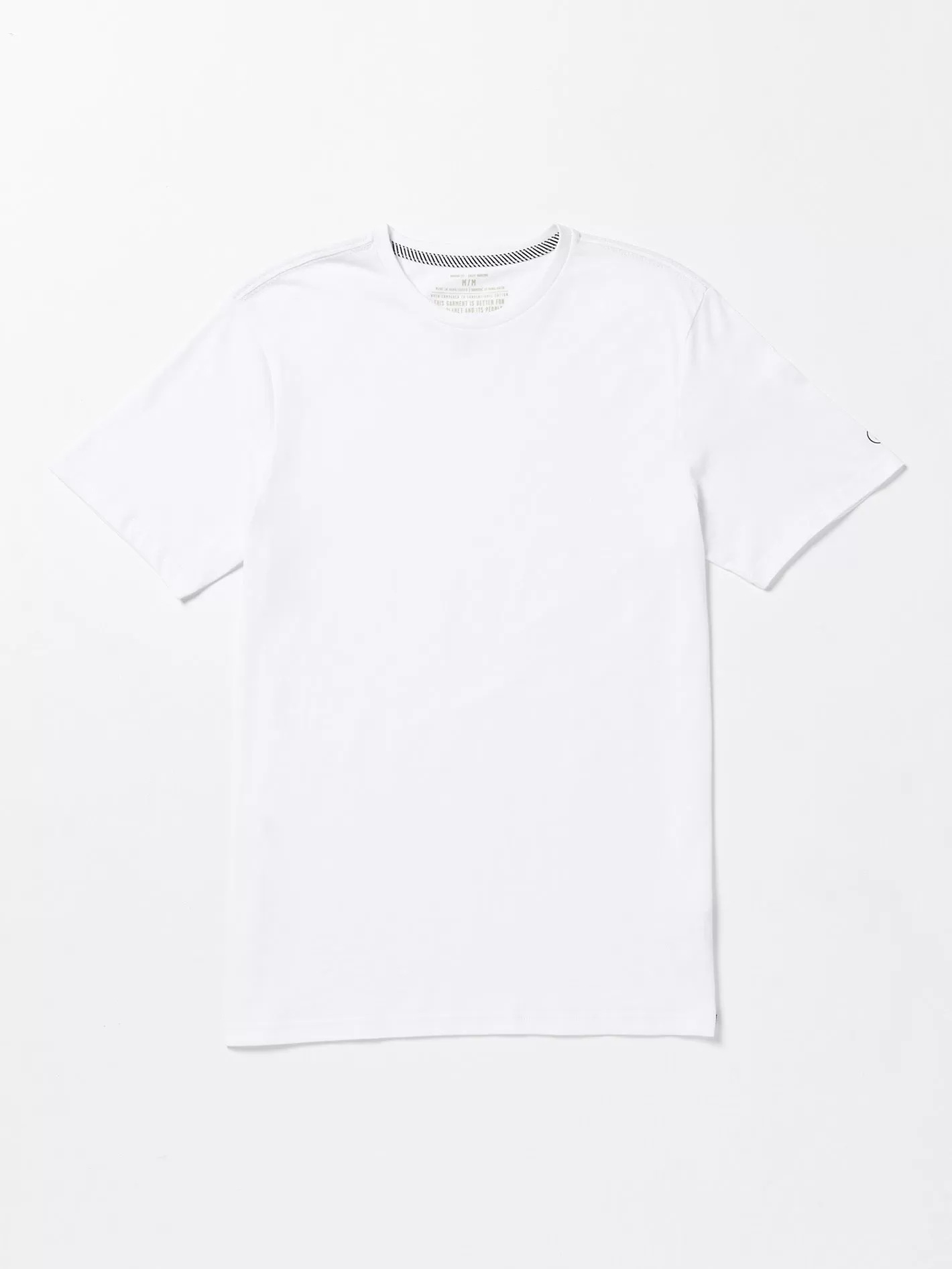 Solid Short Sleeve Tee - White