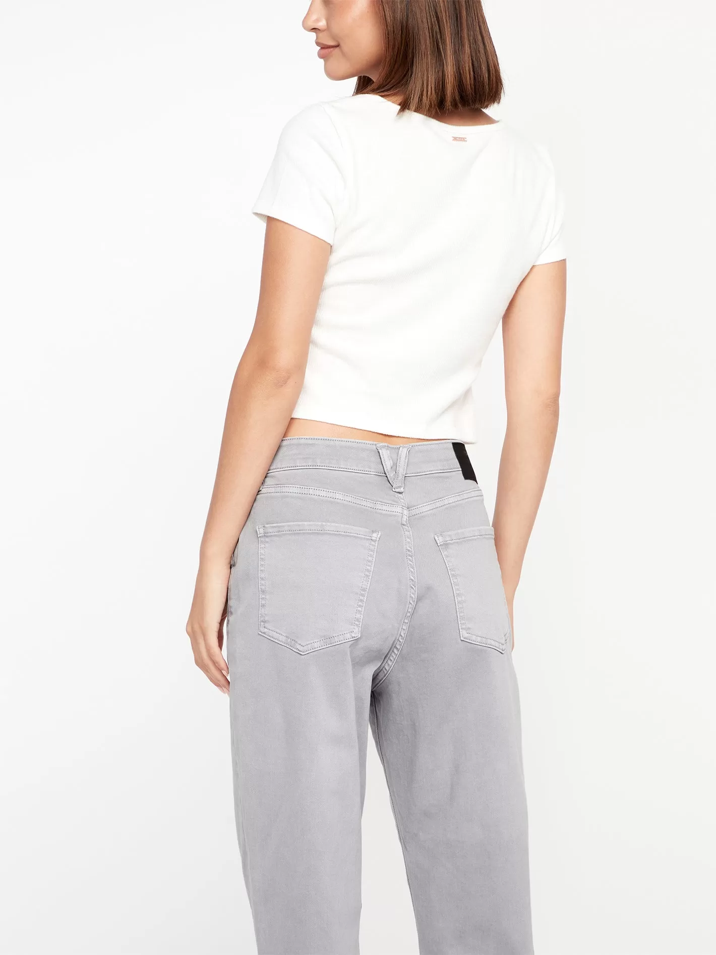 Stone Step High Rise Pants - Moonbeam