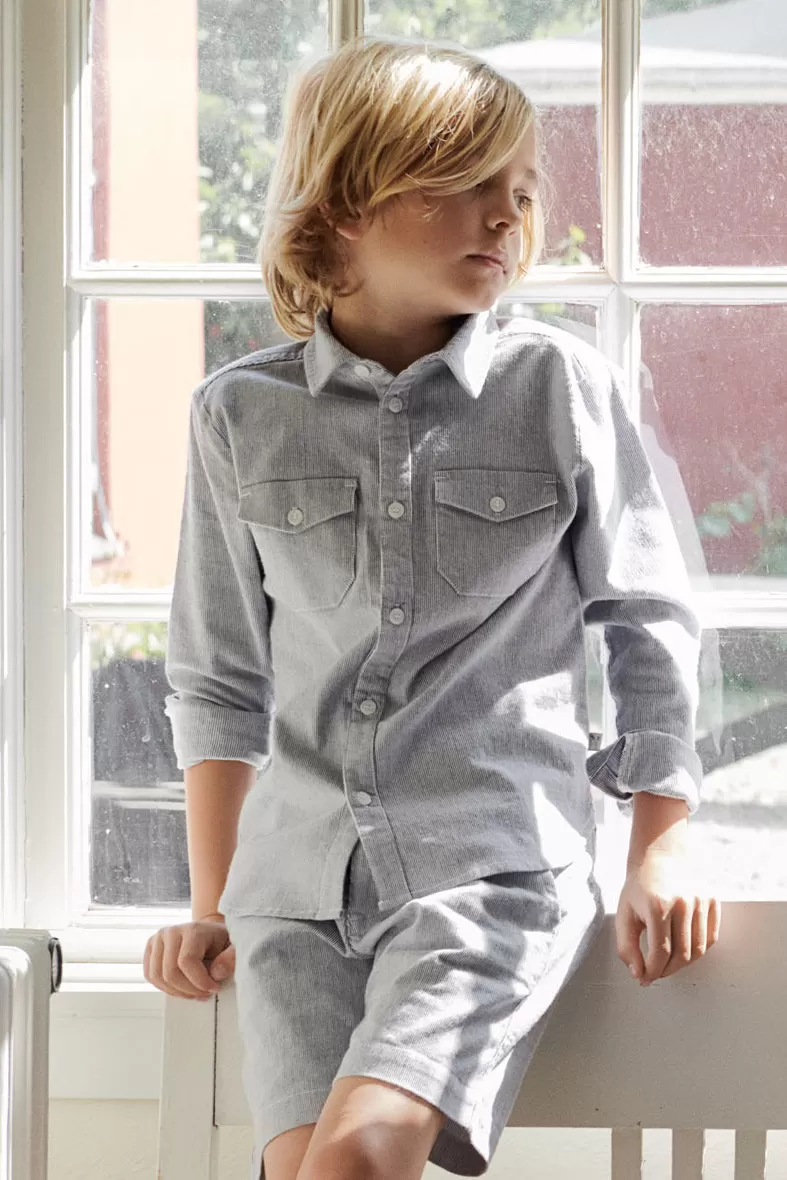 Wheat Poul Button Down Boys Shirt (Size 3 left)