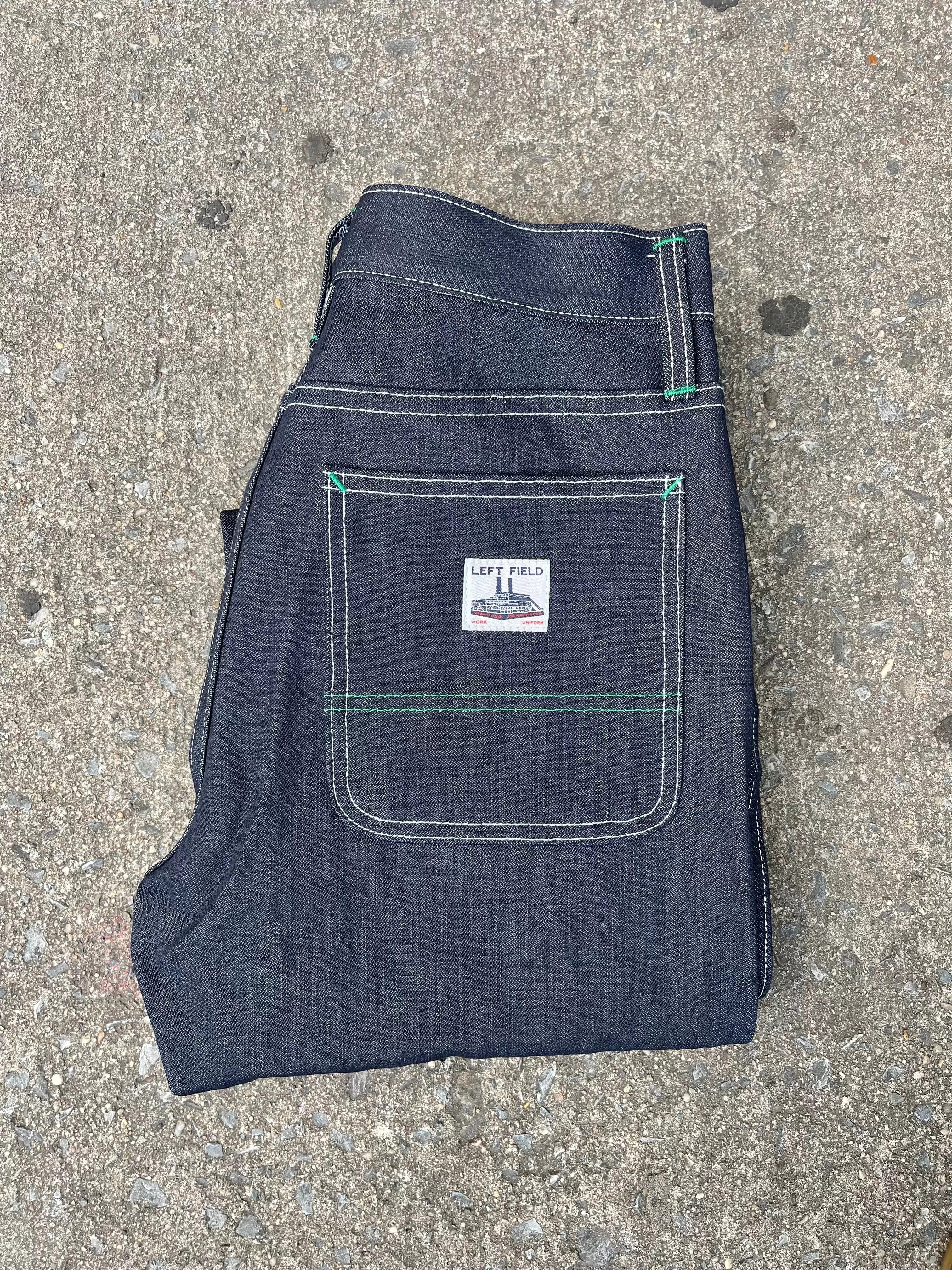 Work Uniform Jean 13 oz Cone White Oak broken twill